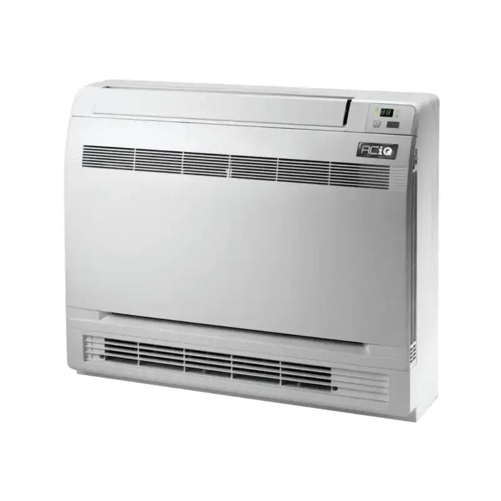 ACIQ-24FM-HH-MD / ACiQ-24ZPL-HP230C ACiQ 24k BTU Platinum Single Zone Extreme Heat Slim Floor Mount Mini Split System R454B | 20.4 SEER2