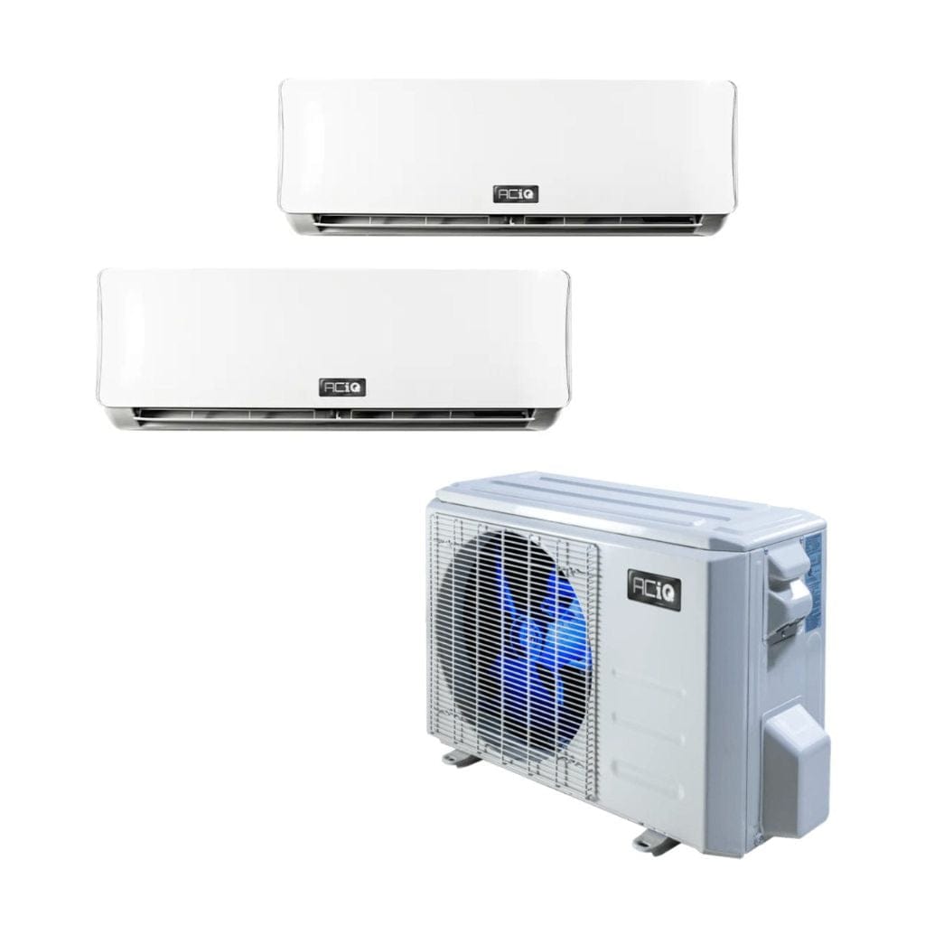 ES-36Z-M5C / ACIQ-09W-HH-MD / ACIQ-24W-HH-MD ACiQ 36k BTU Standard 2 Zone Wall Mount Mini Split System R454B | 24.0 SEER2 | Mini Split Inverter 9+24