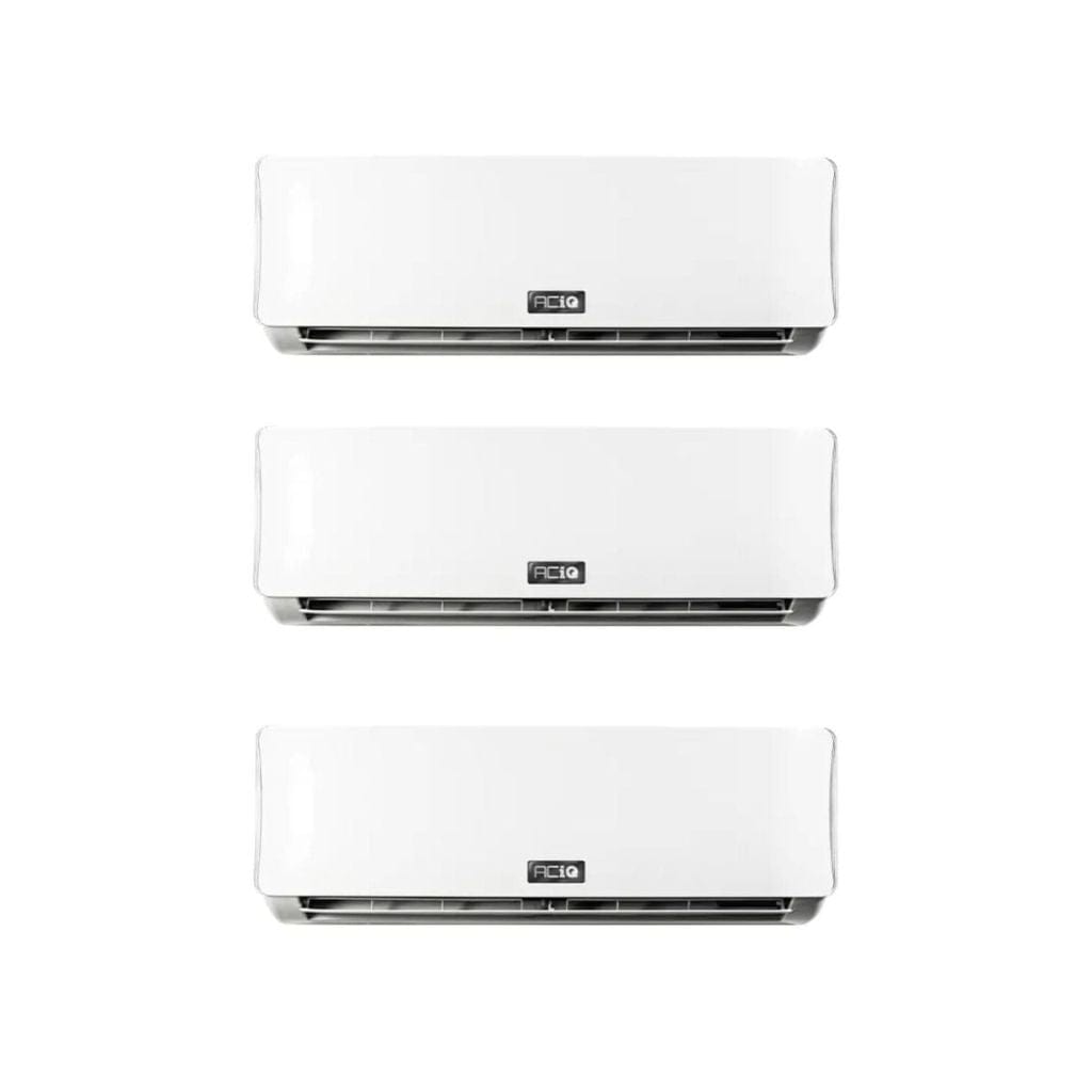 ACiQ-48Z-HH-M6C / ACIQ-09W-HH-MD-2 / ACIQ-24W-HH-MD ACiQ 48k BTU Extreme 3-Zone Wall Mount Mini Split System R454B | 23.0 SEER2 | Extreme Heat 9+9+24