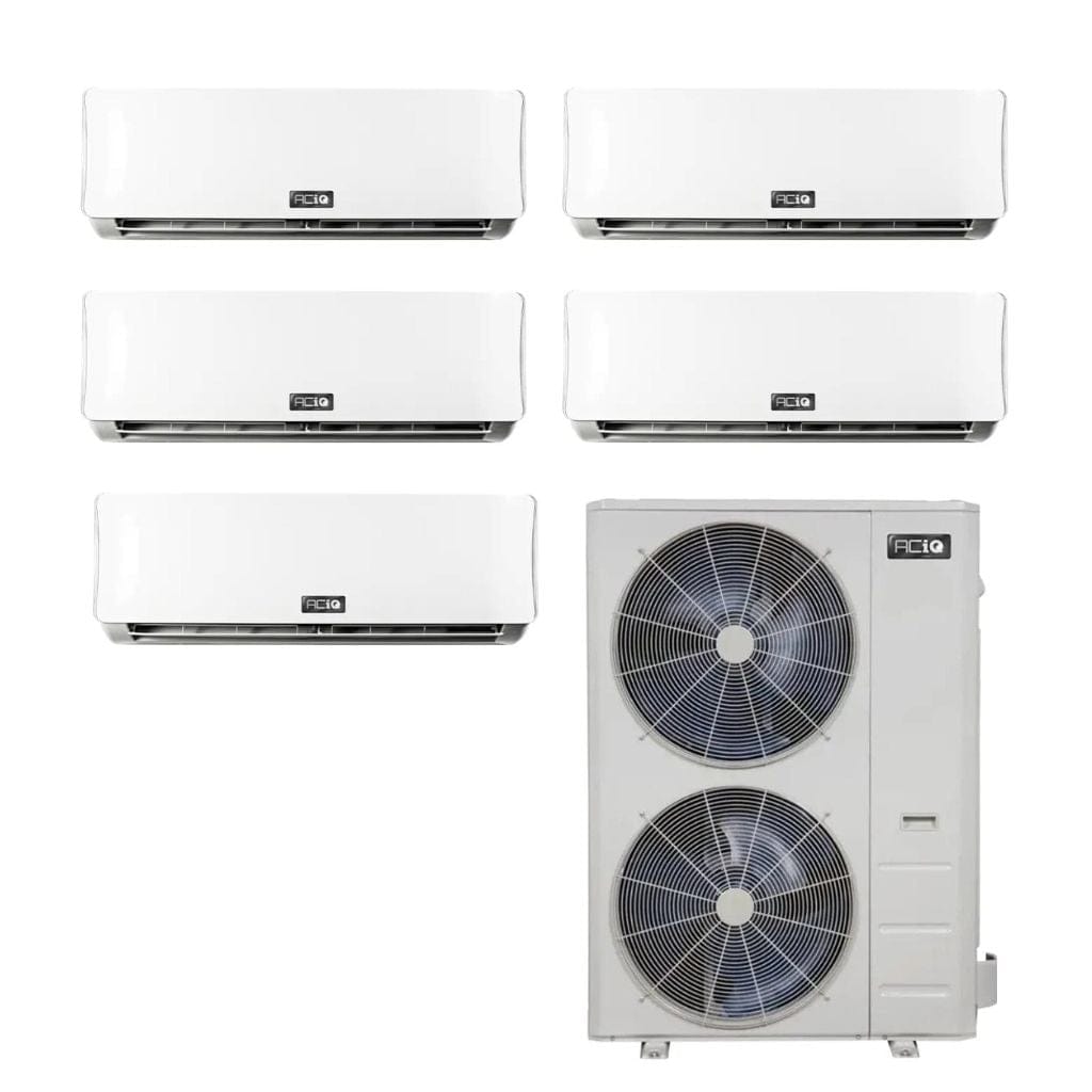 ES-48Z-M6C / ACIQ-06W-HH-MD-4 / ACIQ-09W-HH-MD ACiQ 48k BTU Standard 5 Zone Wall Mount Mini Split System R454B | 24.0 SEER2 | Mini Split Inverter 6+6+6+6+9