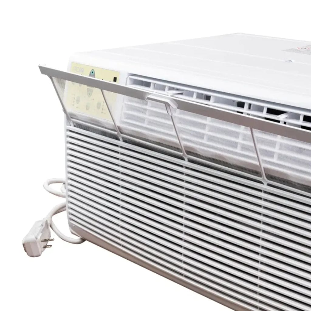 ACIQ-08TTW ACiQ 8k BTU Mini PTAC Heat Pump Air Conditioner With 1.22kW Electric Heater | 9.6 EER | PTAC Window
