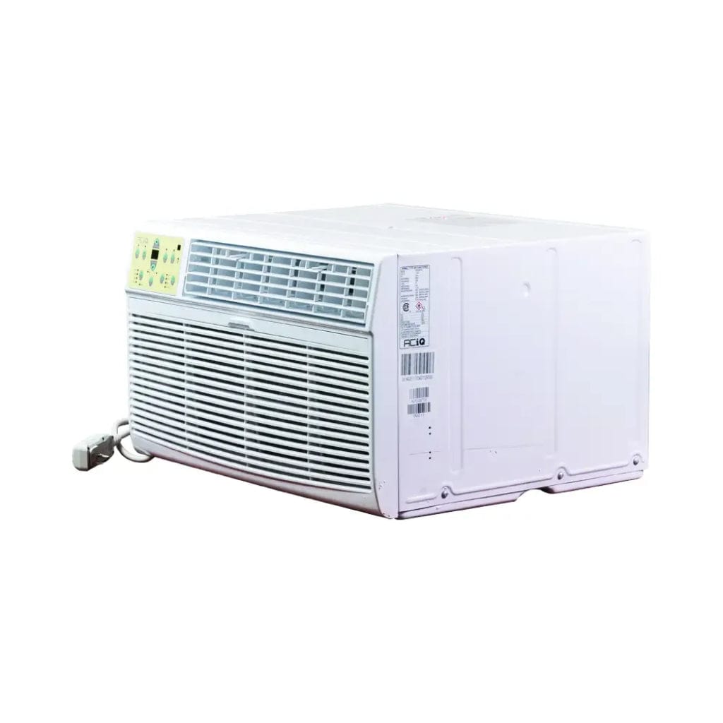ACIQ-08TTW ACiQ 8k BTU Mini PTAC Heat Pump Air Conditioner With 1.22kW Electric Heater | 9.6 EER | PTAC Window