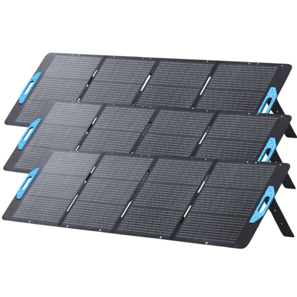 A24361A1-3PCS Anker SOLIX PS100 / PS200 / PS400 Portable Solar Panel | 100W to 400W | 12V / 48V | IP67 Rated | Foldable