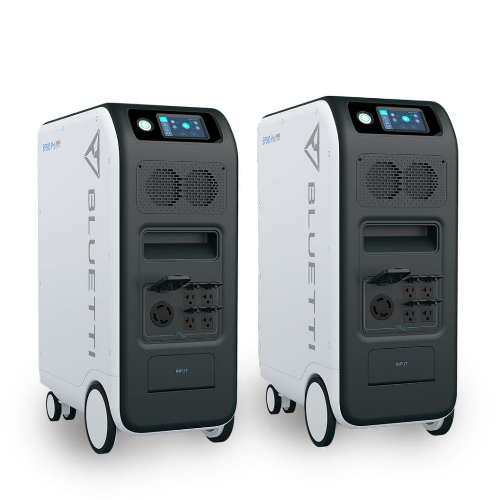 P-EP500P-US-WH-BL-010 Bluetti EP500Pro Solar Power Station | 5120Wh | 3000W | 3500 Cycles | Off-Grid Energy Storage