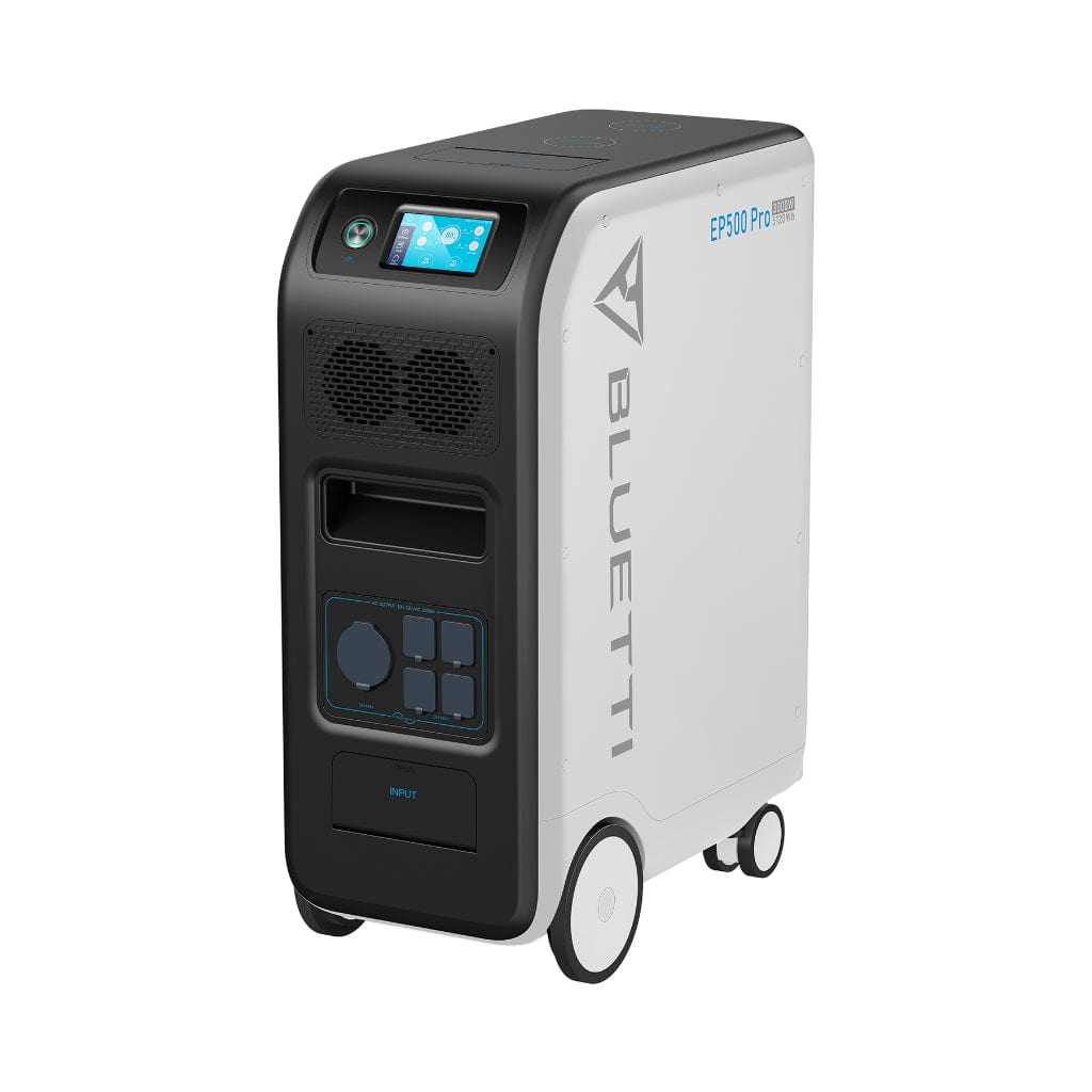 P-EP500P-US-WH-BL-010 Bluetti EP500Pro Solar Power Station | 5120Wh | 3000W | 3500 Cycles | Off-Grid Energy Storage