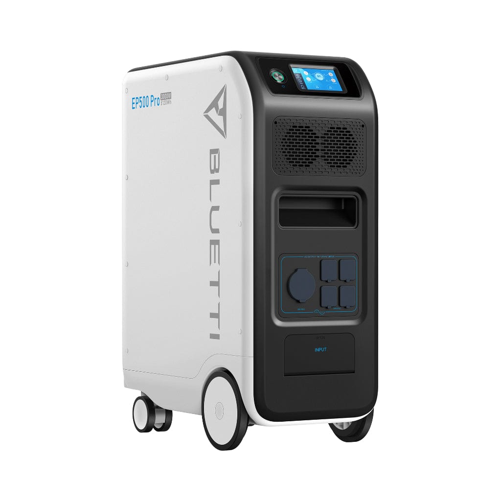 P-EP500P-US-WH-BL-010 Bluetti EP500Pro Solar Power Station | 5120Wh | 3000W | 3500 Cycles | Off-Grid Energy Storage