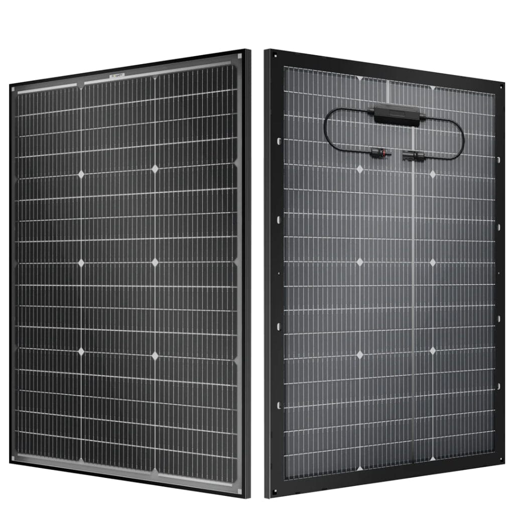 ISE236 BougeRV 16BB N-Type 100 Watt Bifacial Solar Panel | CE & ETL Certified | Off Grid Solar Panel