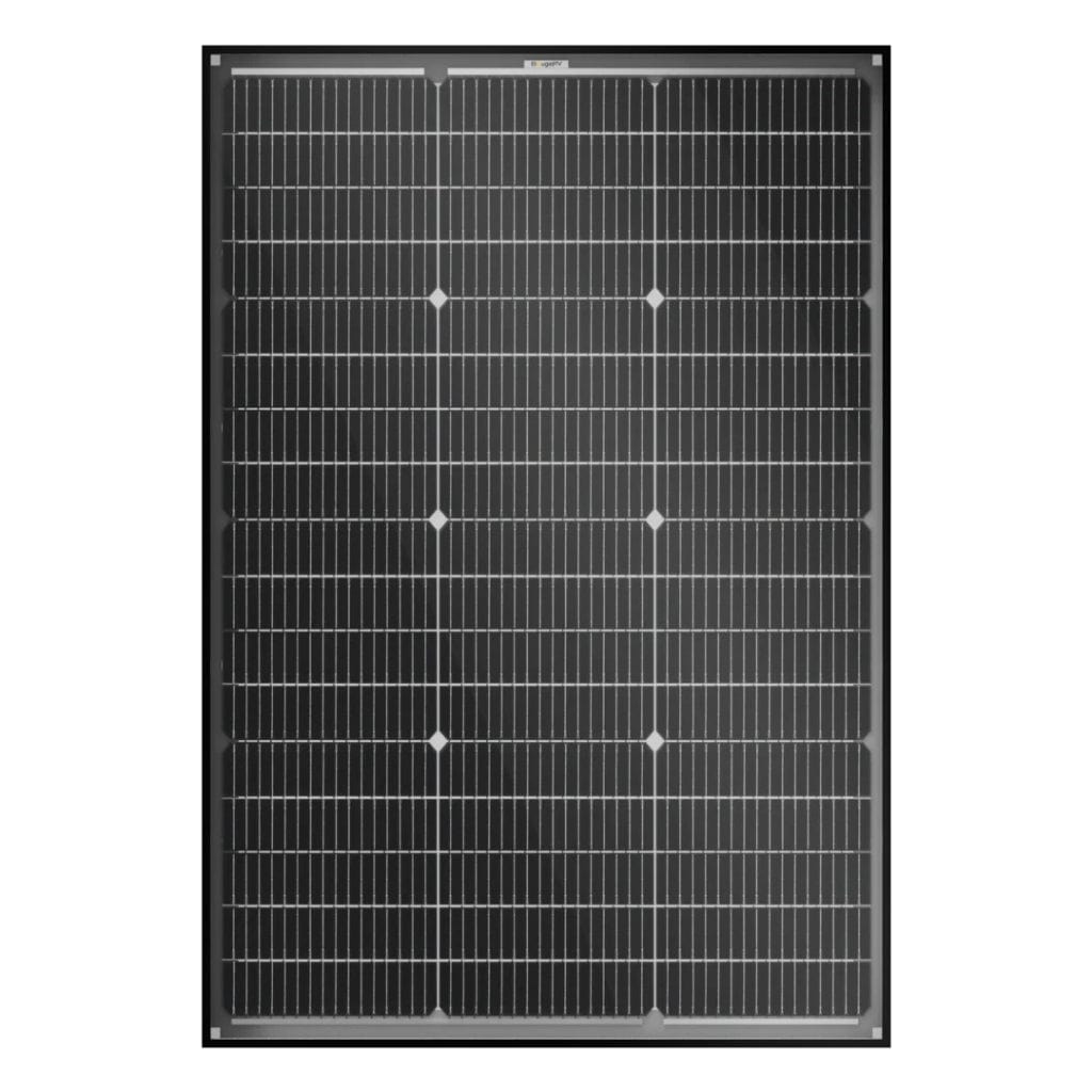 ISE236 BougeRV 16BB N-Type 100 Watt Bifacial Solar Panel | CE & ETL Certified | Off Grid Solar Panel