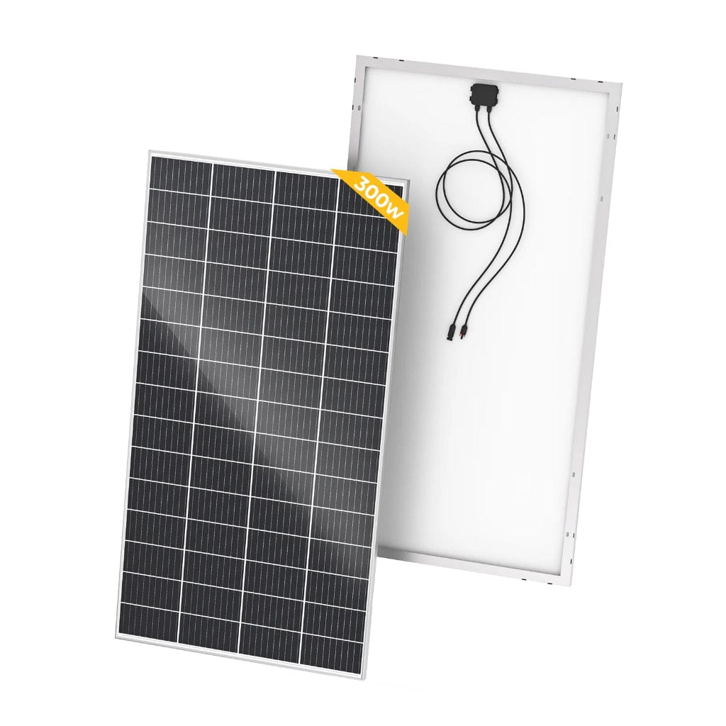 ISE162 BougeRV 300W 12V 10BB Mono Solar Panel | CE & ETL Certified | Off Grid Solar Panel