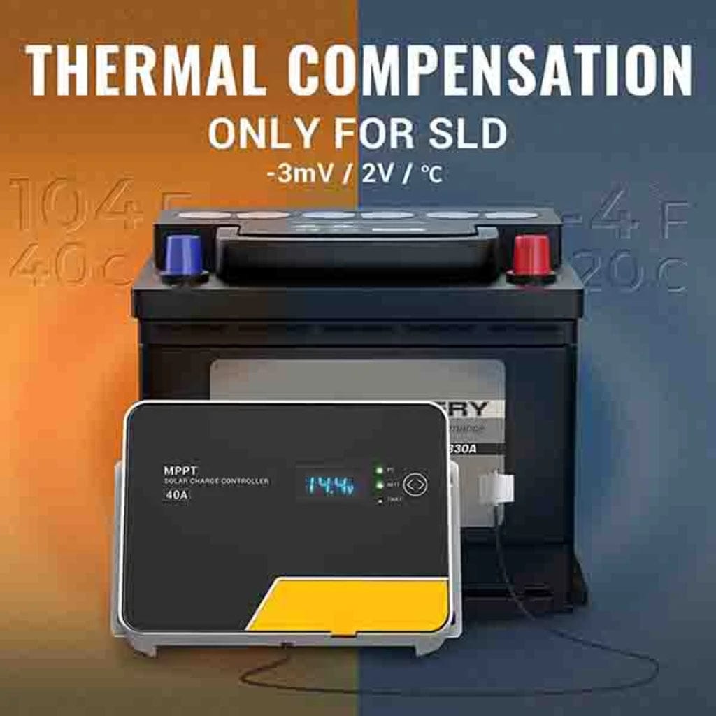 ISE119 BougeRV 40A MPPT Solar Charge Controller 12V/24V/36V/48V | IP34 Rated | Mobile App Control