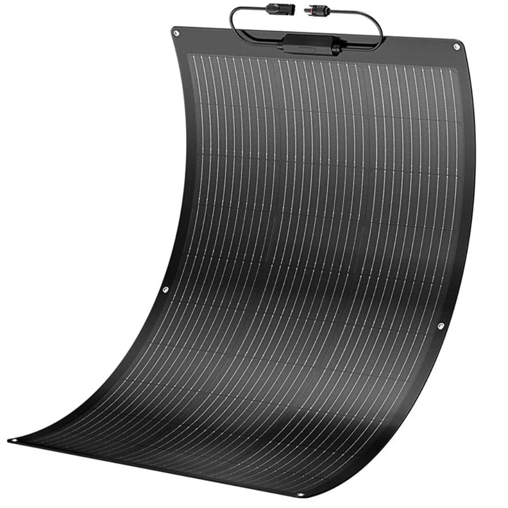 ISE214 BougeRV Arch 100 Watt Fiberglass Curved Solar Panel | IP68 Rated | Off Grid Solar Panel