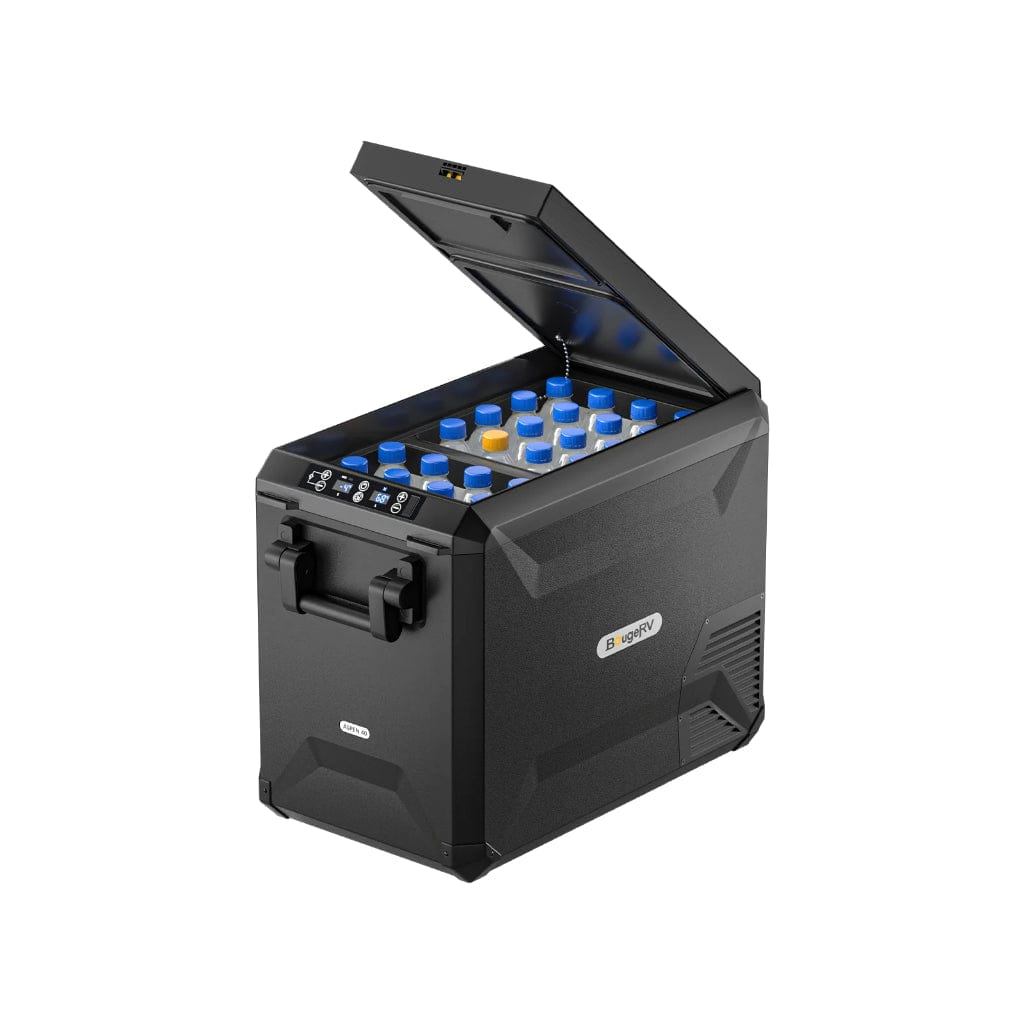 E0401-04101 BougeRV Aspen 40 Dual-Zone 43QT 12V Portable Refrigerator | Fast Cooling | Camping Fridge