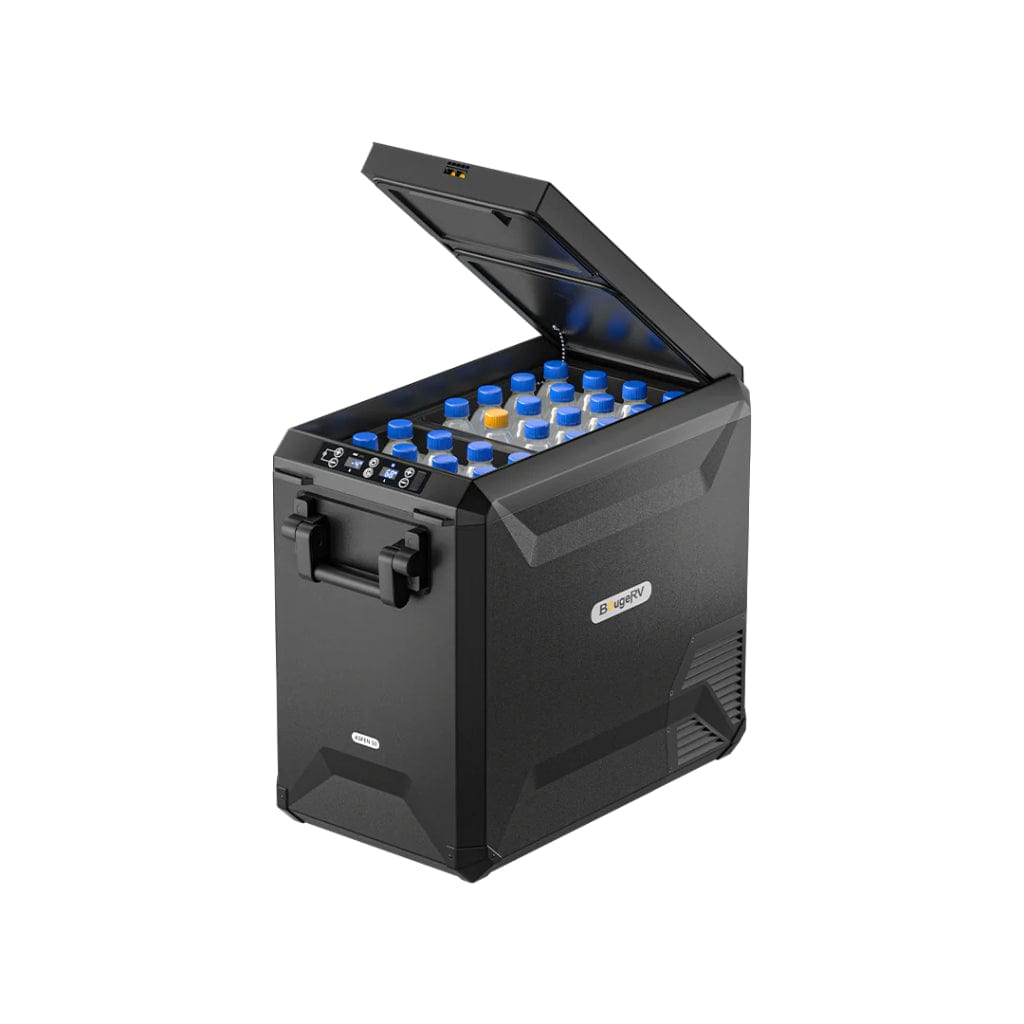 E0401-05103 BougeRV Aspen 50 Dual-Zone 53QT 12V Portable Refrigerator | Fast Cooling | Camping Fridge