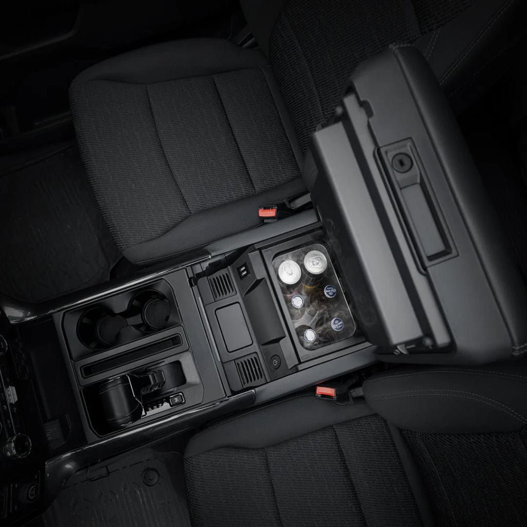 E0401-00810 BougeRV CR00810 Ford F-150 Center Console Refrigerator | 8.5Qt / 8L | Dual USB Port | Car Fridge