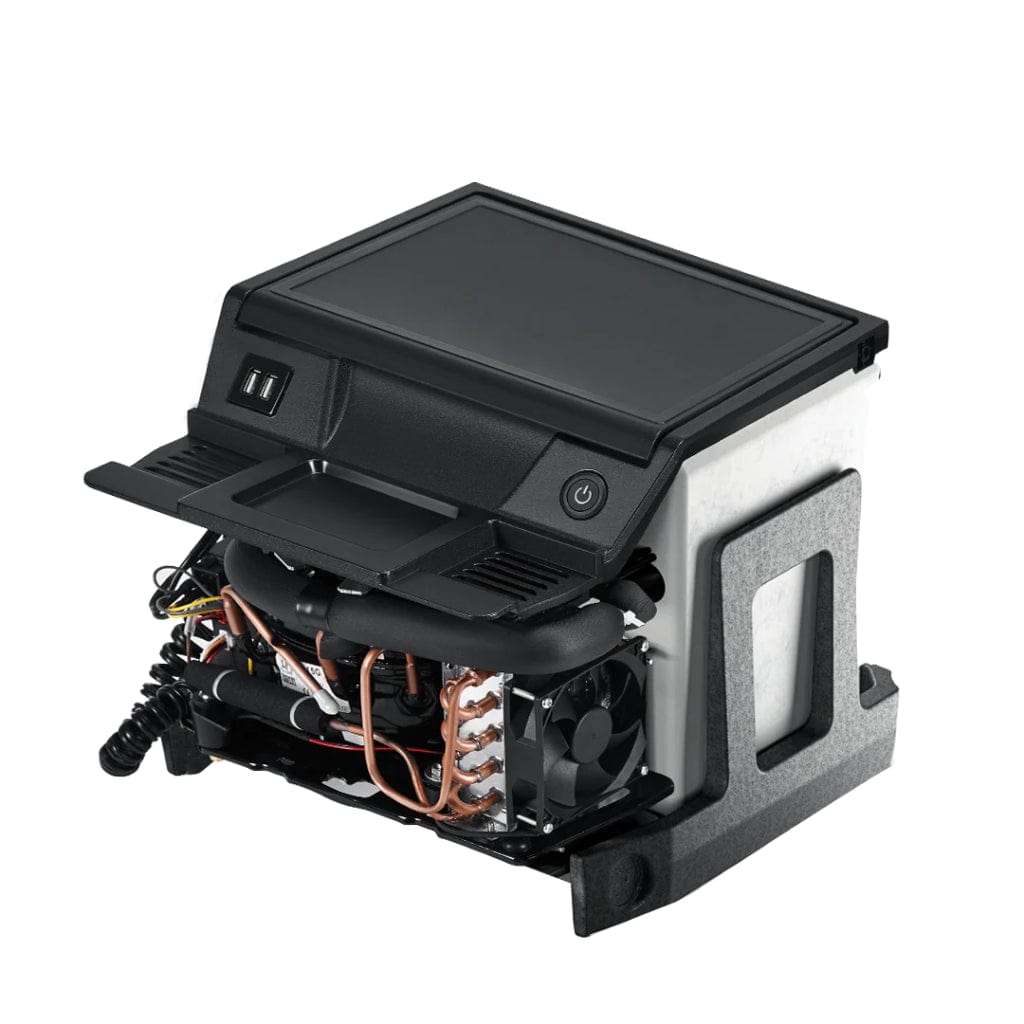 E0401-00810 BougeRV CR00810 Ford F-150 Center Console Refrigerator | 8.5Qt / 8L | Dual USB Port | Car Fridge