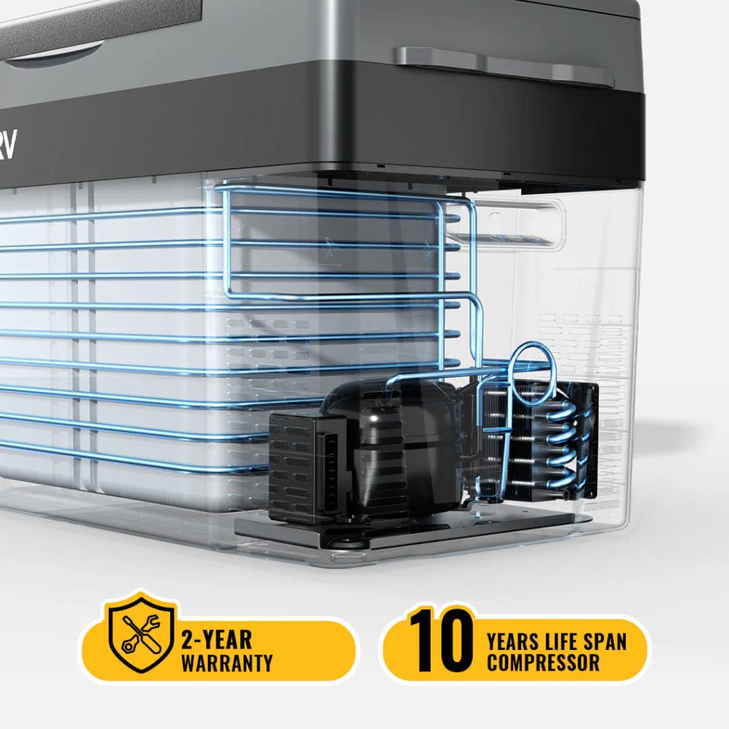 E0401-02001 BougeRV CRPRO20 21 Quart 12V Portable Car Fridge Freezer | Fast Cooling | Camping Fridge