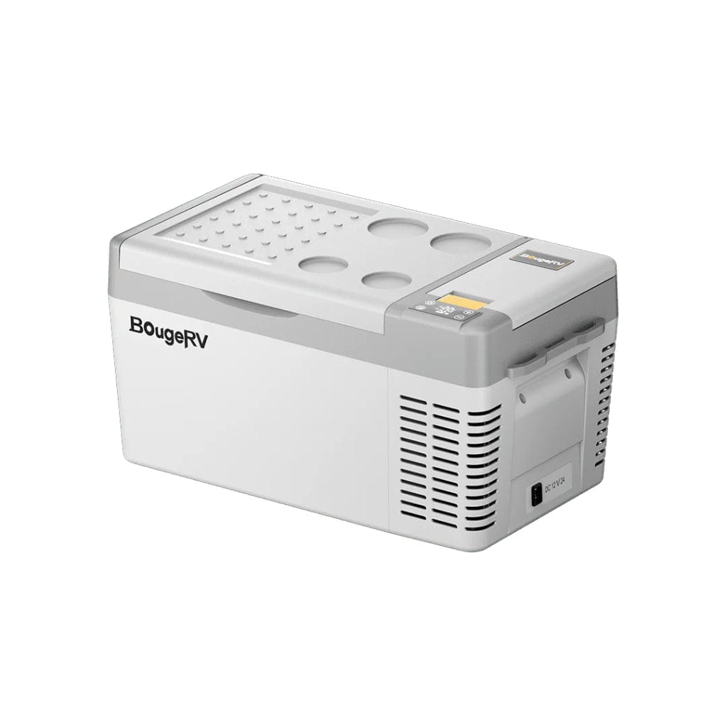 E0401-02003 BougeRV CRPRO20 21 Quart 12V Portable Car Fridge Freezer White | Fast Cooling | Camping Fridge