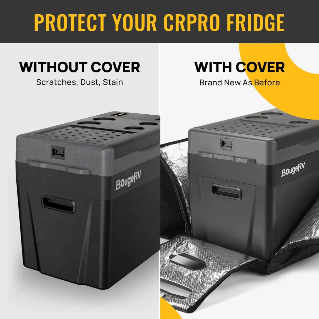 E0403-03001 BougeRV CRPRO30 30 Quart Refrigerator Insulated Protective Cover | Fridge Bag | Scratch Protection