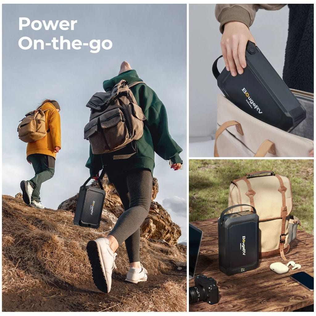 ISE228 BougeRV JuiceGo 240Wh Portable Power Station | 15000mAh | LiFePO4 | Solar Generator