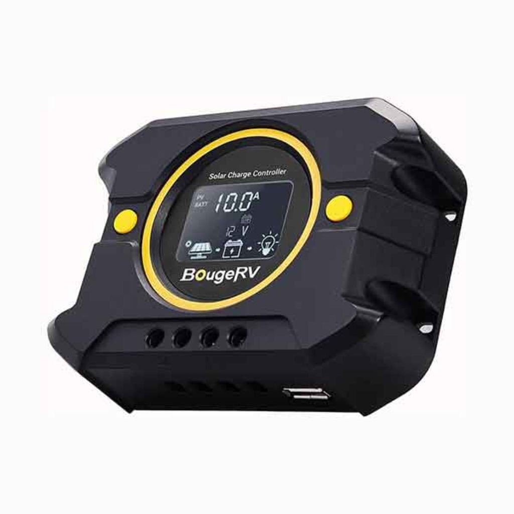 ISE132 BougeRV Li 30A/ Li 20A / Li 10A PWM Solar Charge Controller 12V 24V | IP32 Rated | LCD Display