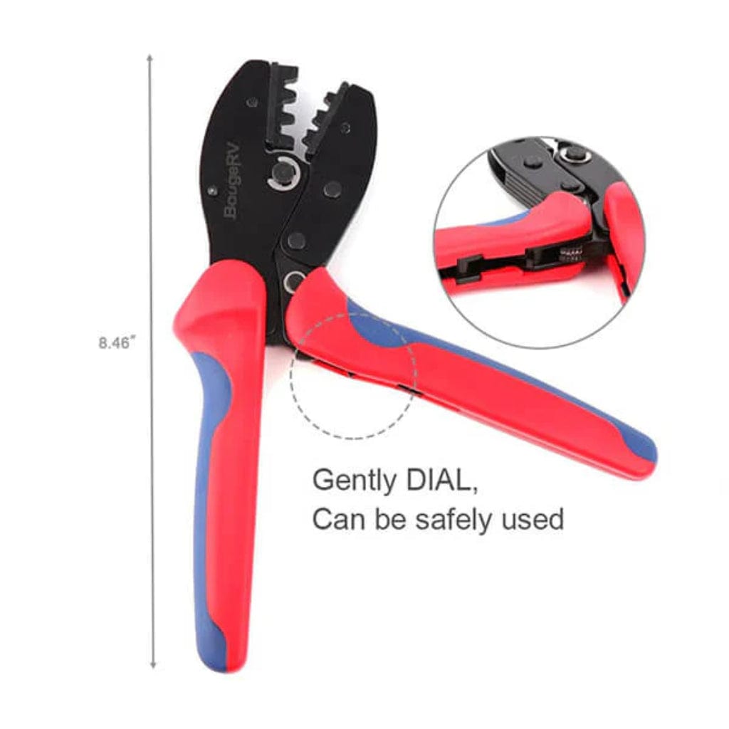 ISE017-B021 BougeRV Solar Crimper Tool Kit | MC4 Crimping Tool | Solar MC4 Connector