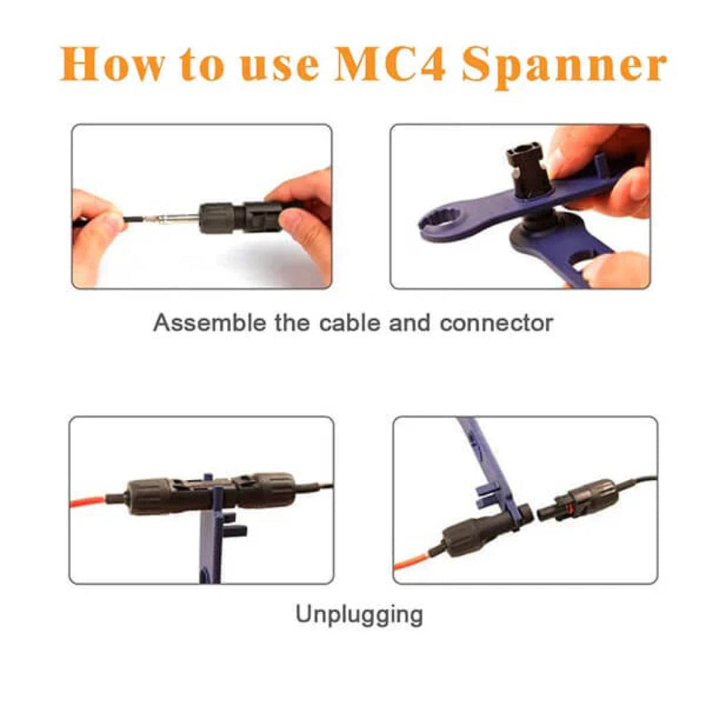 ISE017-B021 BougeRV Solar Crimper Tool Kit | MC4 Crimping Tool | Solar MC4 Connector