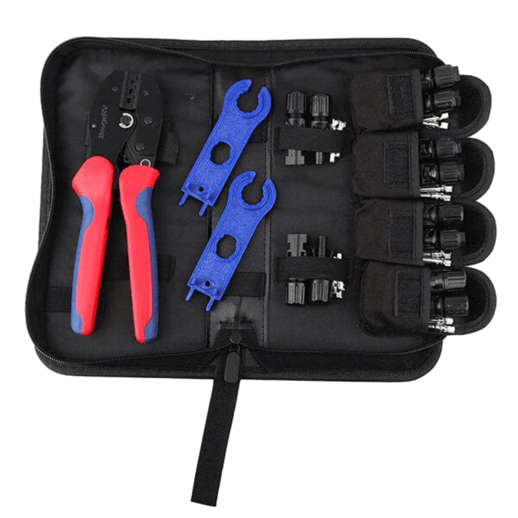 ISE017-B021 BougeRV Solar Crimper Tool Kit | MC4 Crimping Tool | Solar MC4 Connector