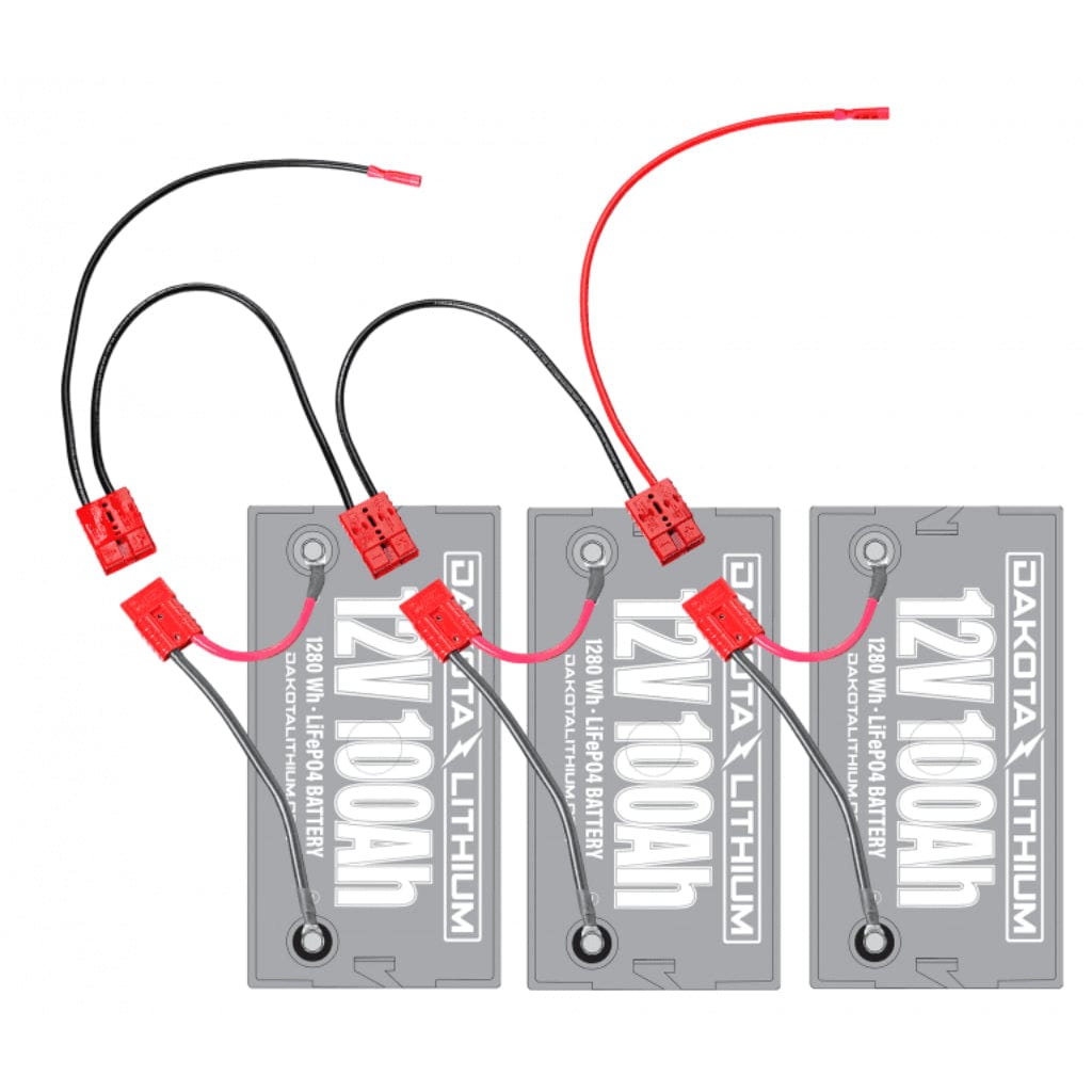 RCE36VBK Dakota Lithium 12V / 24V / 36V Trolling Motor Connection Kit | 12V Battery Connector | On-Board Charging