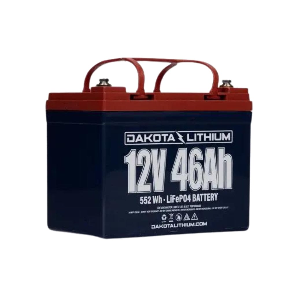 PID12V46AH Dakota Lithium 12V 46Ah LiFePO4 Battery | 6,000 Cycles | 552Wh | Deep Cycle Battery