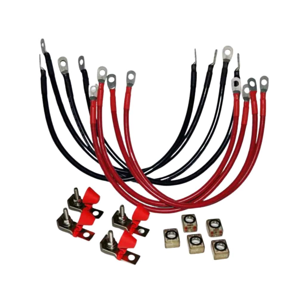 DLPARALLELWIRINGKIT Dakota Lithium Parallel Wiring Kit with Safety Fuse Protection | 6 Gauge Wire | 12V-48V Battery Connector