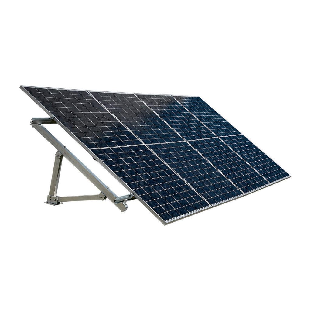 1511053 EG4 BrightMount Solar Panel Ground Mount Rack Kit | 550W | 4 Panel Ground Mount | Adjustable Angle