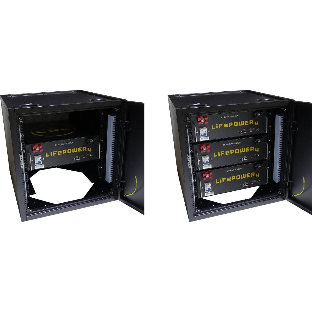 EG4 LifePower4 24V / 48V LiFePO4 Server Rack Battery | 200Ah / 100Ah | 5.12kWh