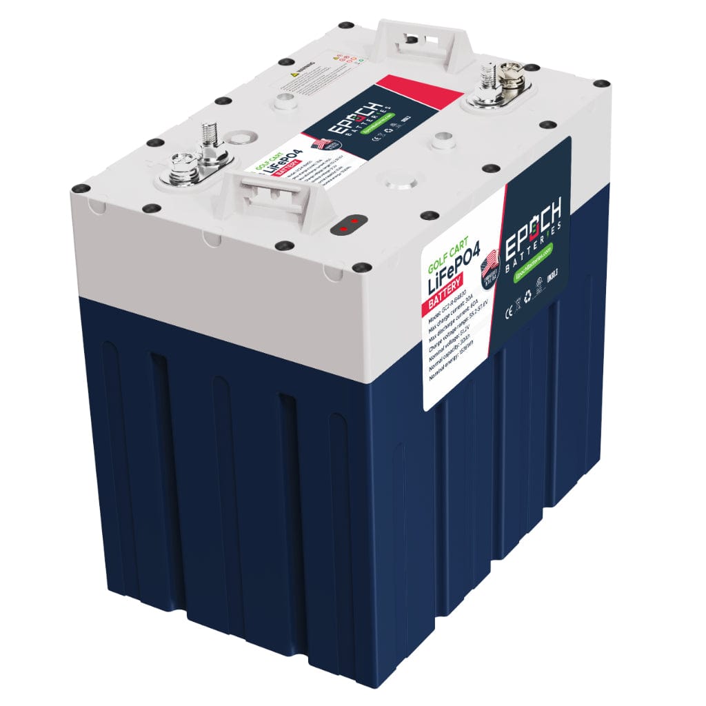 48V-90Ah-GC2-Kit Epoch 48V 90Ah GC2 LiFePO4 Golf Cart Battery Set | 4000 Cycle | IP67 Rating | BMS