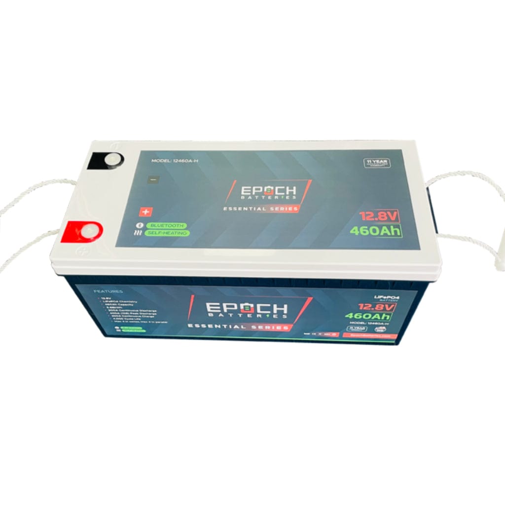 12460A-H Epoch Essentials 12V 460Ah LiFePO4 Battery | 6000 Cycles | IP21 Rated | Internal Heating