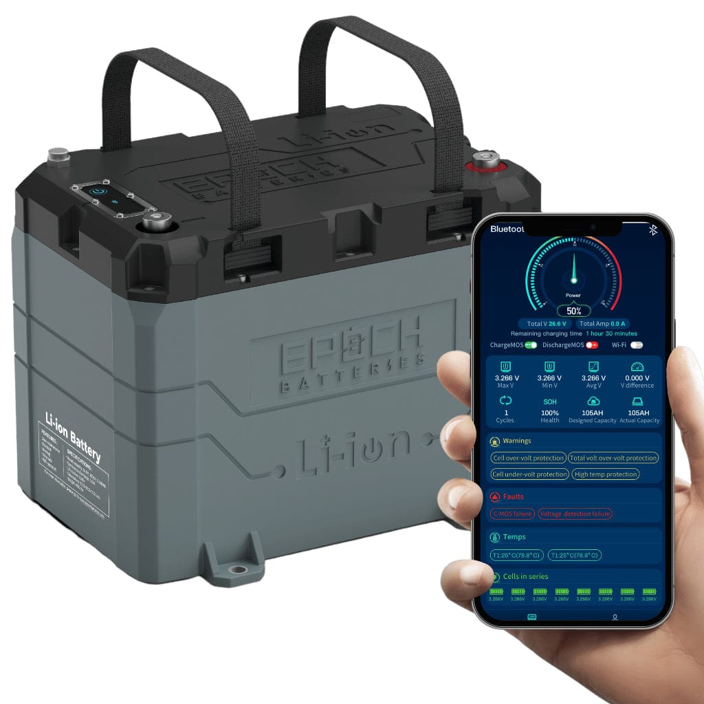 Epoch Lithium 36V 50Ah / 100Ah LiFePO4 Battery