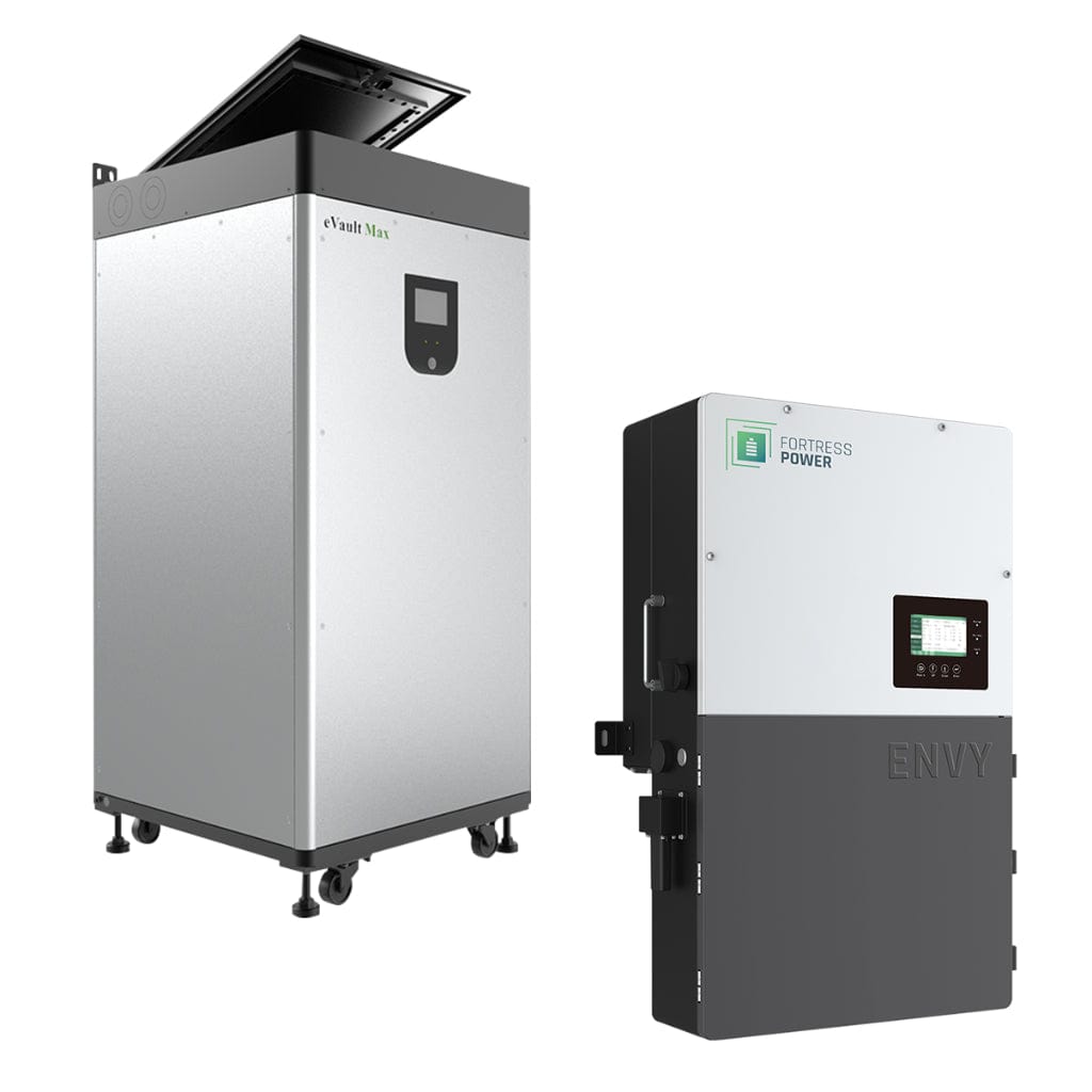 ENVY-12KW+EVAULT-MAX-BUNDLE Fortress Power Envy True 12kW Inverter + eVault Max 18kWh Battery System | IP65 & IP55 Rated | Off Grid Energy Storage