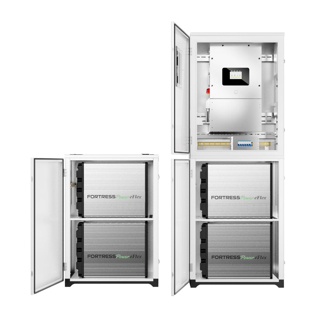 FLEXTOWER Fortress Power FlexTower Inverter and Battery Enclosure | IP65 Rated | Carbon Steel