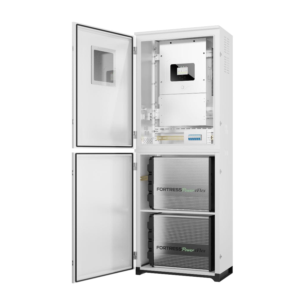 FLEXTOWER Fortress Power FlexTower Inverter and Battery Enclosure | IP65 Rated | Carbon Steel