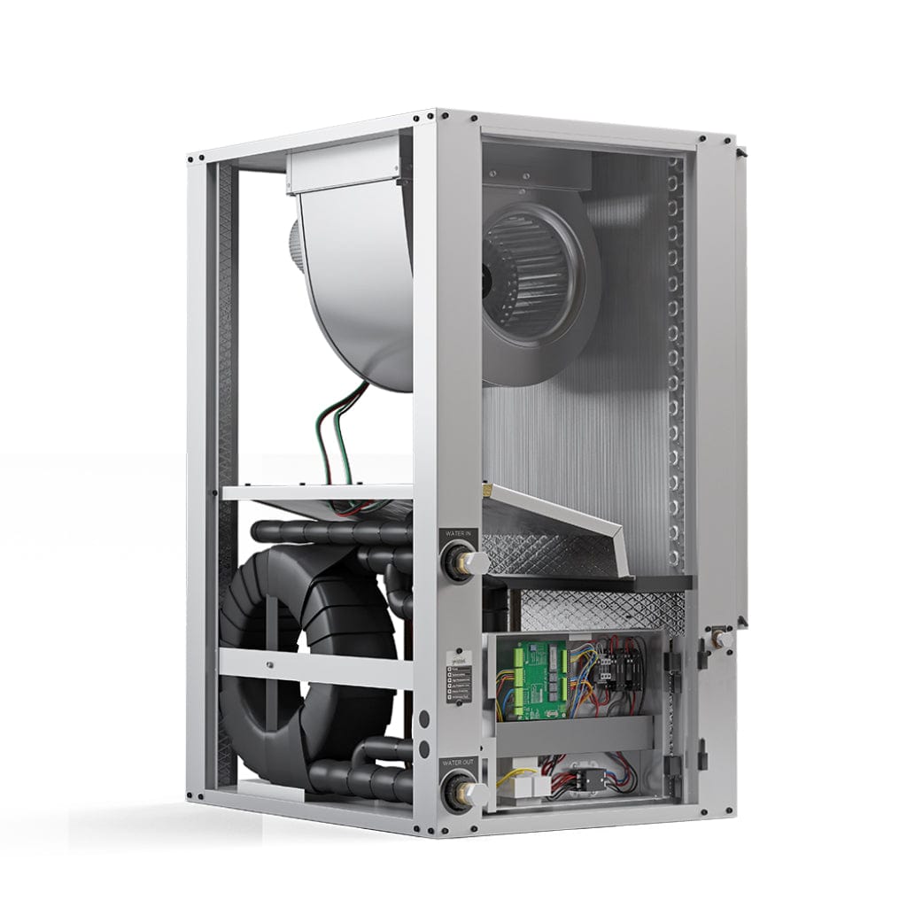 GCHPH036TGTANXL GeoCool 36K BTU Horizontal Two-Stage 230V 1-Phase 60Hz CuNi Coil Left Return