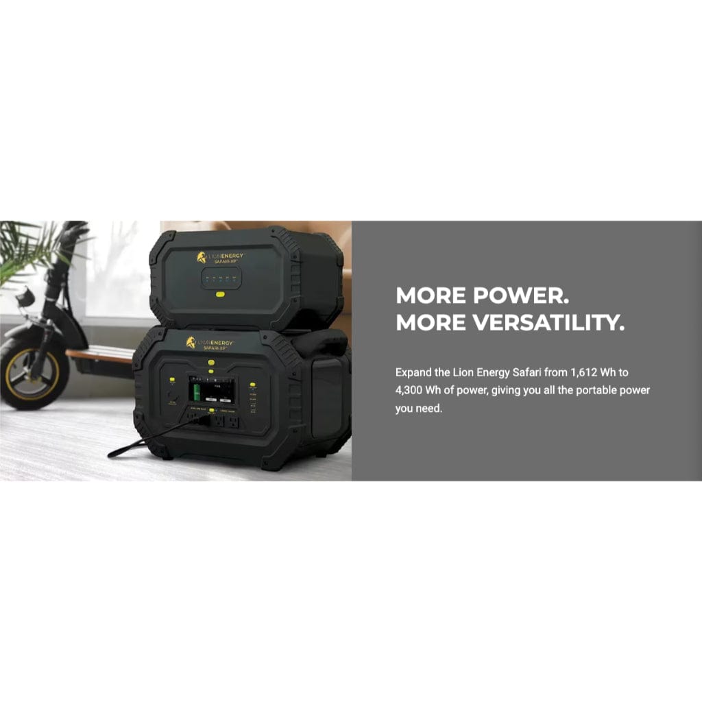 50170147 Lion Energy Safari XP Expansion Battery Pack | 2688Wh | LiFePO4 Battery