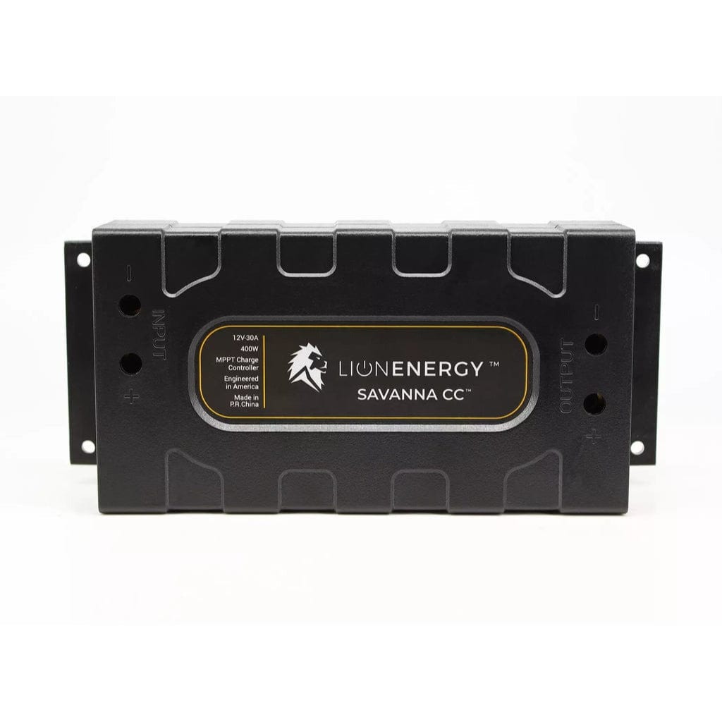 50170175 Lion Energy Savanna CC 30 Amp MPPT Solar Charge Controller | 12V | 400W