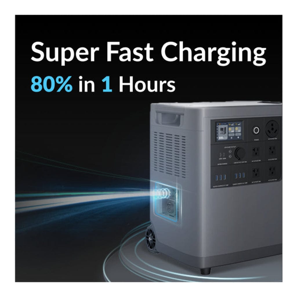 MPE01US1N001 Mango Power E LiFePO4 Portable Power Station | 3000W | 3533Wh | 6000 Cycles | Home Power Backup