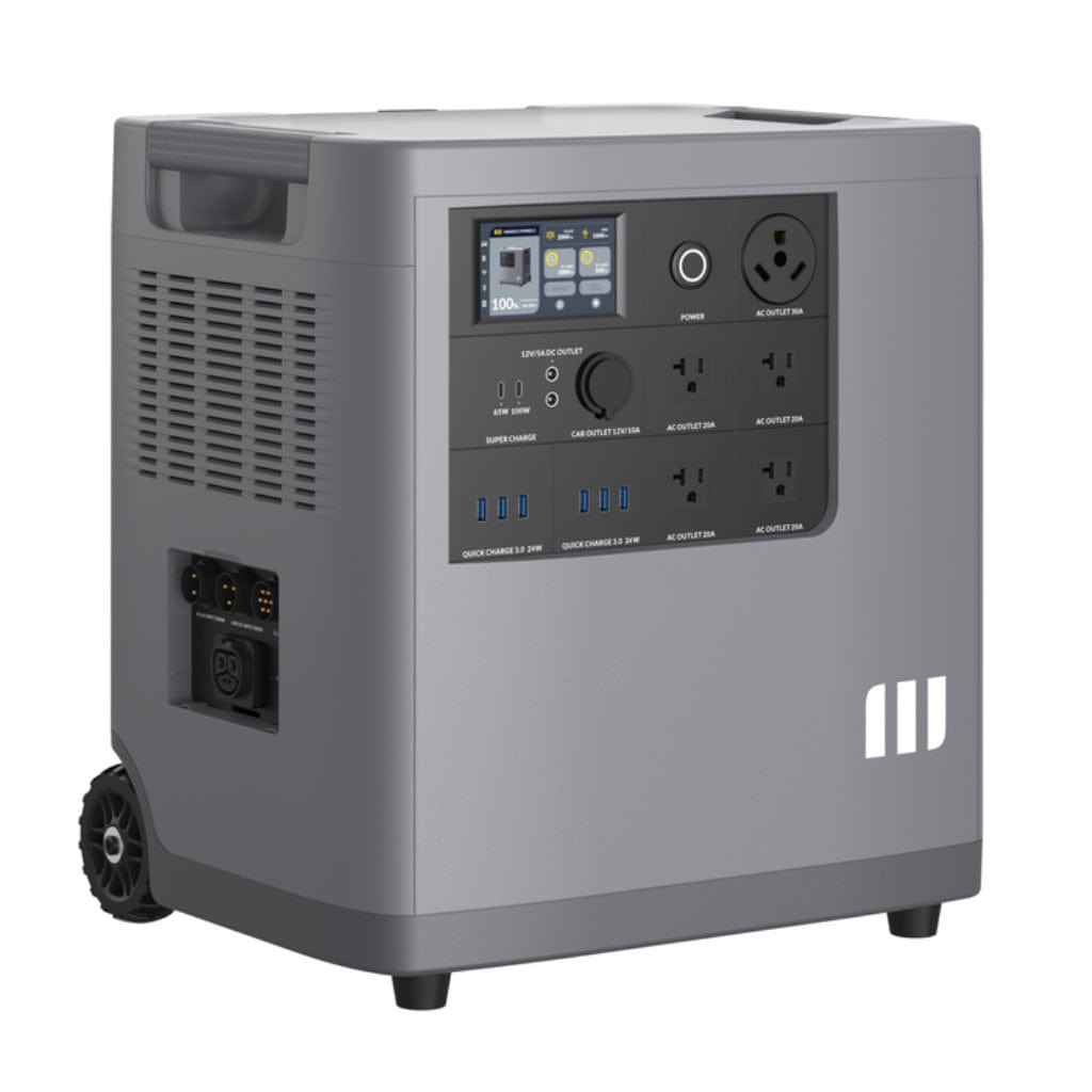 MPE01US1N001 Mango Power E LiFePO4 Portable Power Station | 3000W | 3533Wh | 6000 Cycles | Home Power Backup