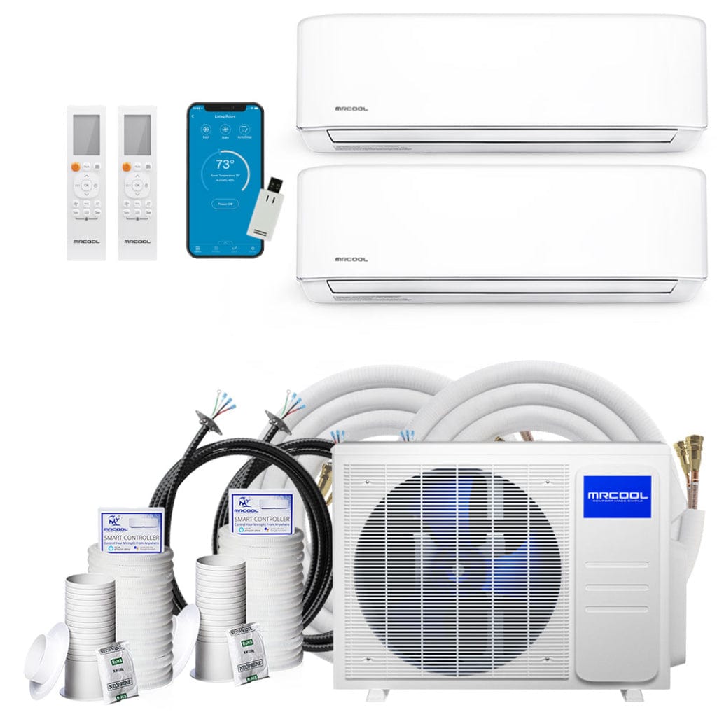 DIY-MULTI2-18HP230C MRCOOL DIY 4th Gen Multi-Zone 2-Zone 230 Volt Condenser | 18K BTU | 21 SEER | Ductless Condenser