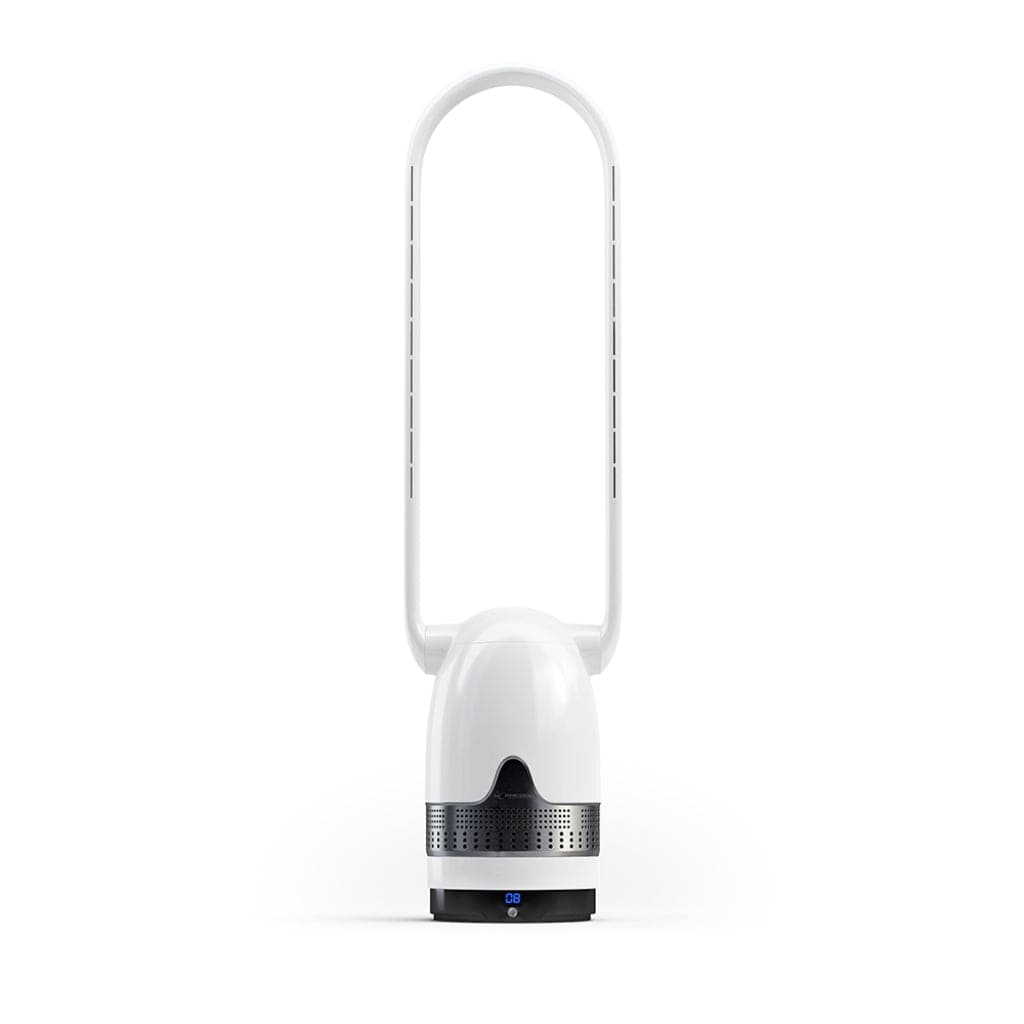 MRFAN38PLOBK MRCOOL MrBreeze Black Oval Bladeless Fan and Air Purifier