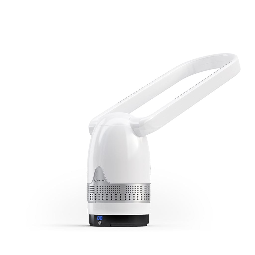 MRFAN38PLOAG MRCOOL MrBreeze Silver Oval Bladeless Fan and Air Purifier