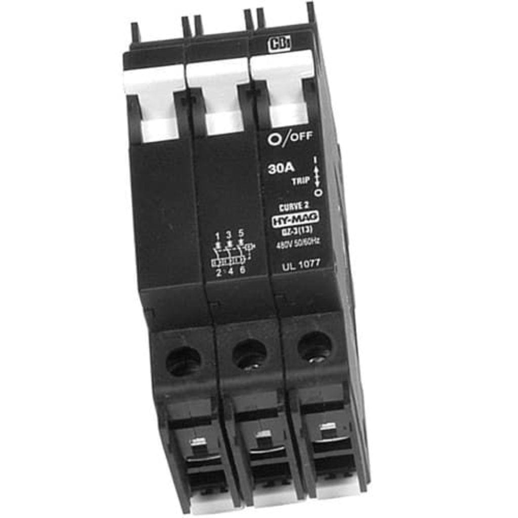 DIN-30T-AC-480 OutBack Power DIN Mount Breakers | 30A | 277V/480V | Circuit Breaker