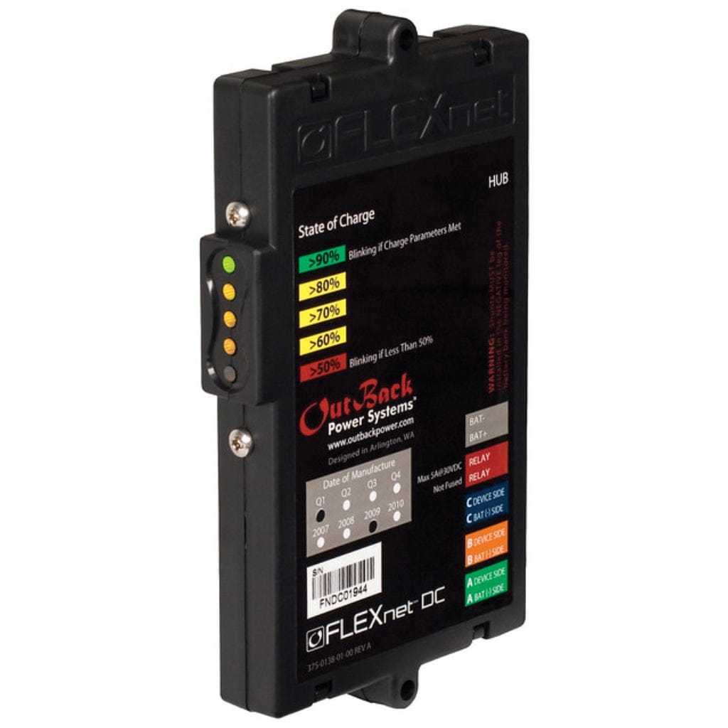 FN-DC OutBack Power FLEXnet DC System Monitoring Device | Up to 3 Shunts For Improved Battery Management