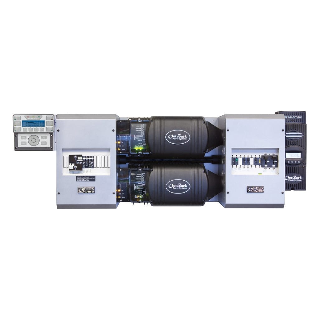 FP2 VFXR3524A-01 OutBack Power FLEXpower TWO FP2-VFXR3524A-01 Pre-wired VFXR Double Inverter System | 24V | 7000W | 250V | UL 1741 Certified