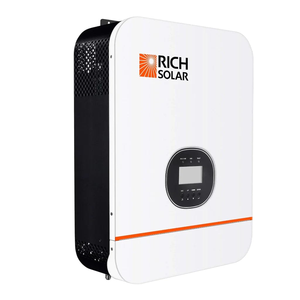 RS-H3048 Rich Solar 3000 Watt 48V Off-grid Hybrid Solar Inverter | Pure Sine Wave Inverter | LCD Screen | CE Certified